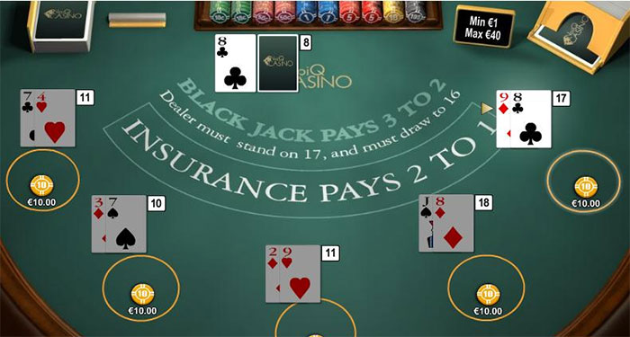 luật chơi blackjack tại game bài top88
